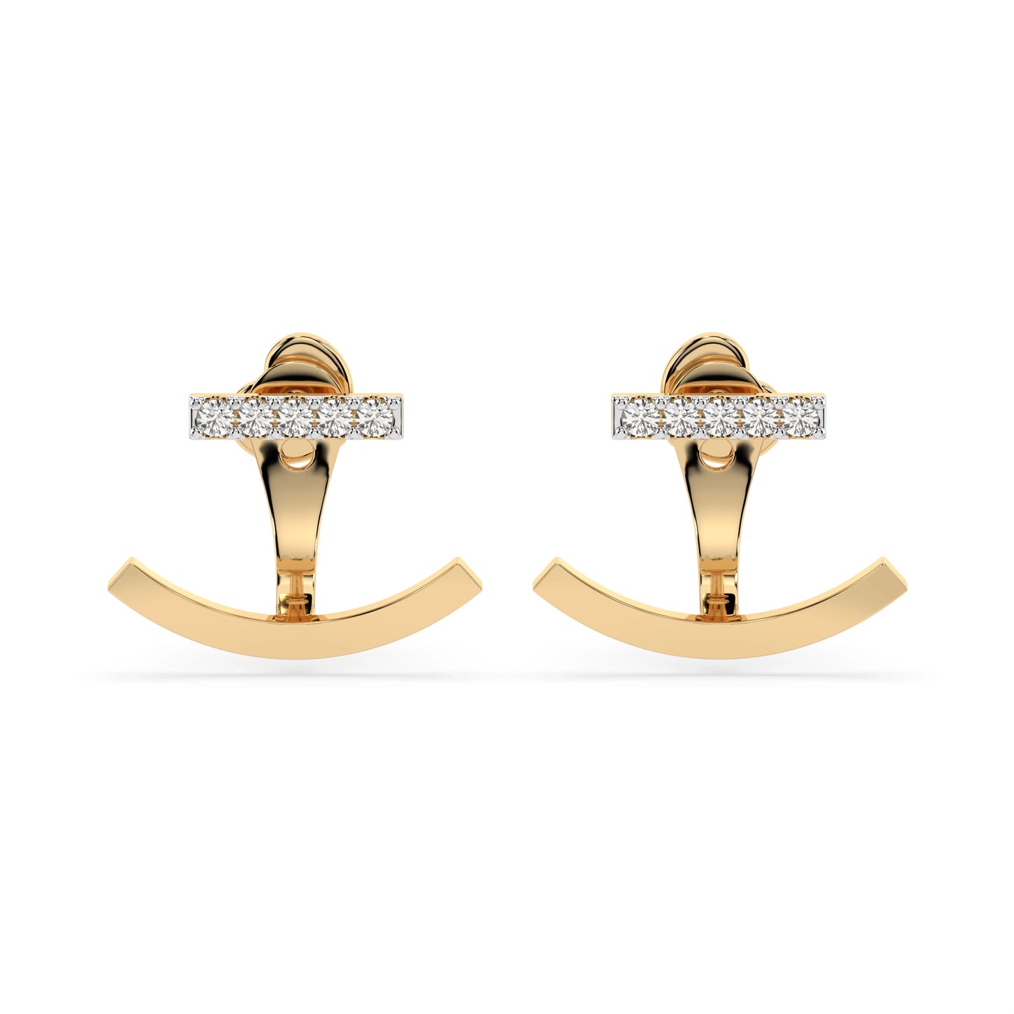 Minimalism Earring (Round), 0.15 ct — 102-10084