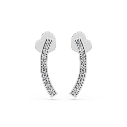 Minimalism Earring, 0.13 ct — 102-10065