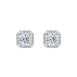 Diamond Eternity Earrings Round Brilliant 0.4ct by Qutahia Jewellery