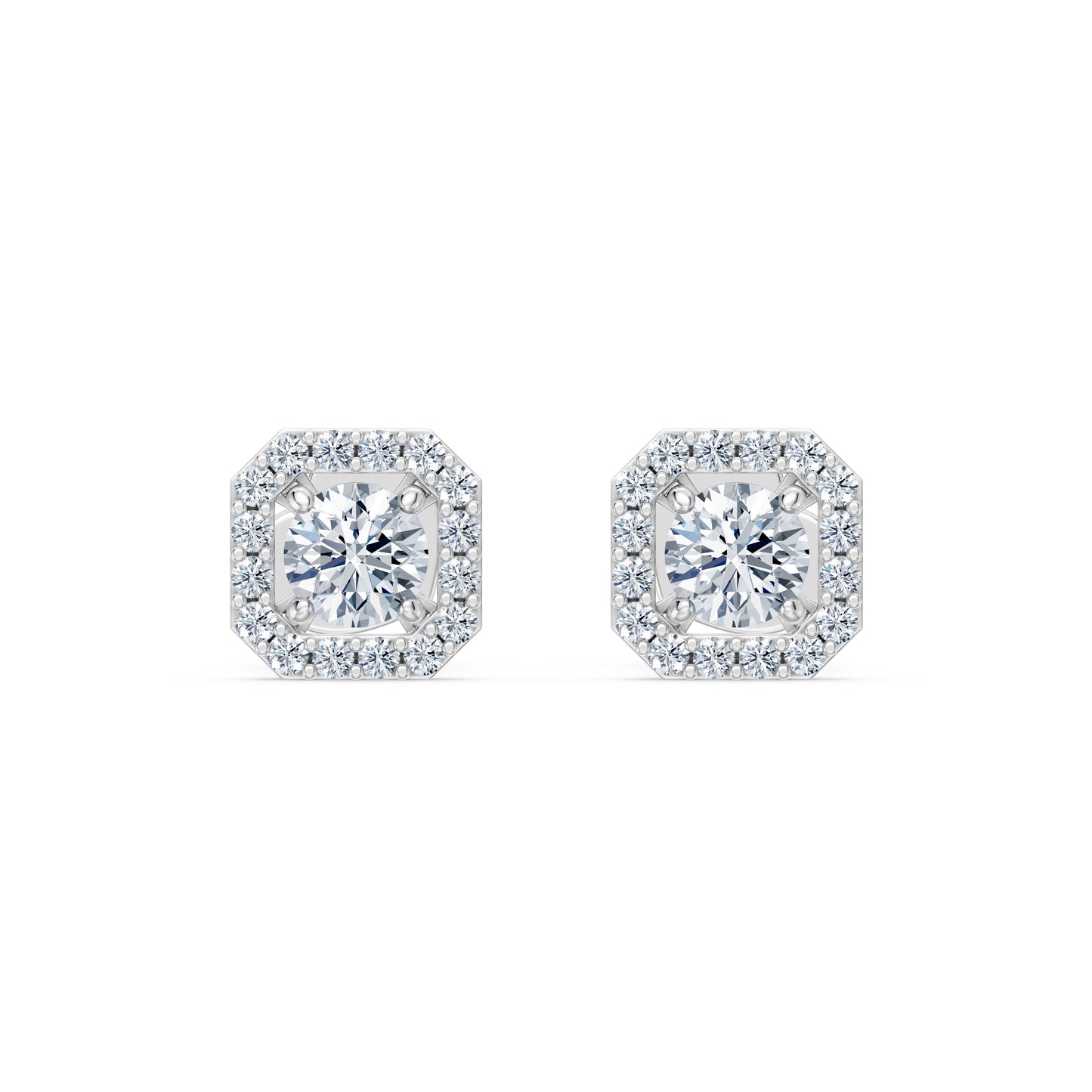 Solitaire Eternity Earring, 0.4 ct — 102-10118/2(3.7)
