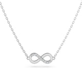 Delicate Diamond Necklace Round 0.05ct by Qutahia Jewellery