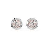 Illusion Diamond Earrings Round 0.16ct by Qutahia Jewellery