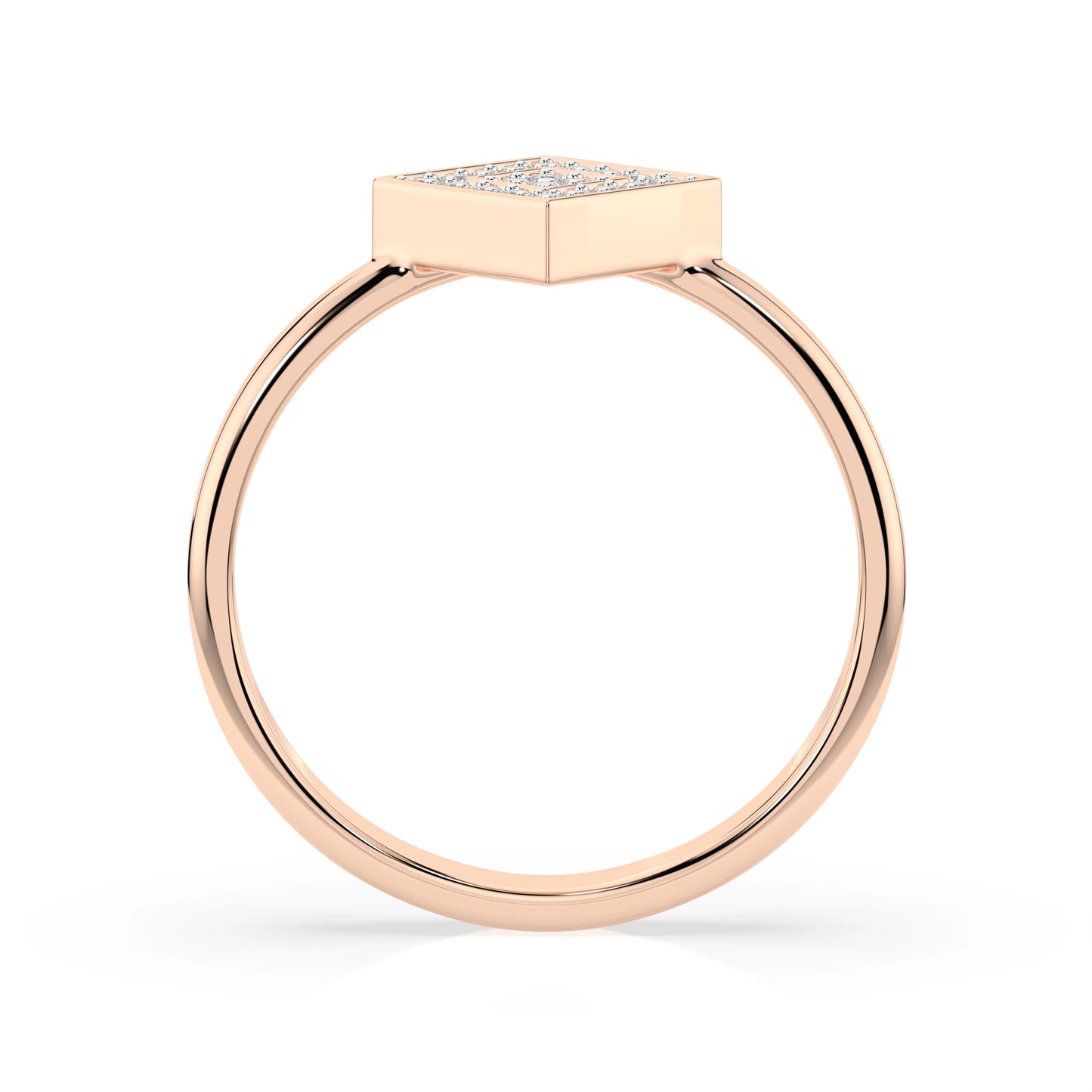 Illusion Ring (Round), 0.1 ct — 101-10074