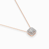 Diamond Eternity Necklace Round 0.2ct by Qutahia Jewellery