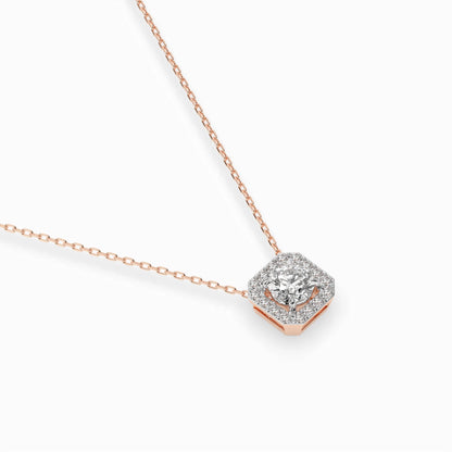 Solitaire Eternity Necklace (Round), 0.2 ct — 104-10042(3.7)