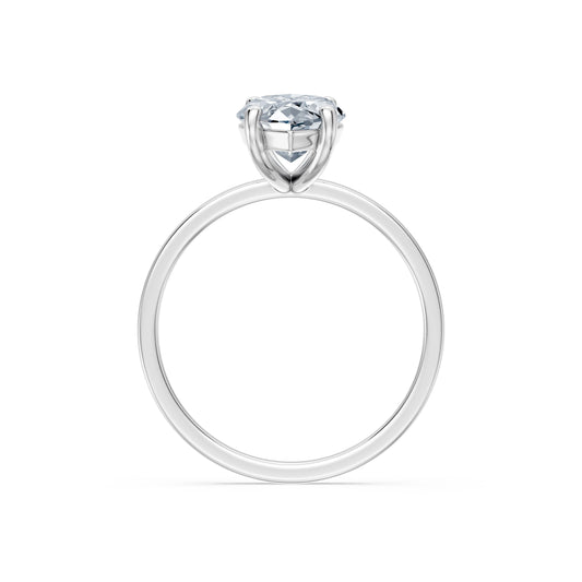 Marquise Lab Grown Diamond Solitaire Engagement Ring 2.0ct by Qutahia Jewellery