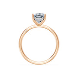 Cushion Lab Grown Diamond Micro Pave Engagement Ring 2.0ct by Qutahia Jewellery