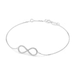 Diamond Bracelet Gold Round 0.19ct by Qutahia Jewellery