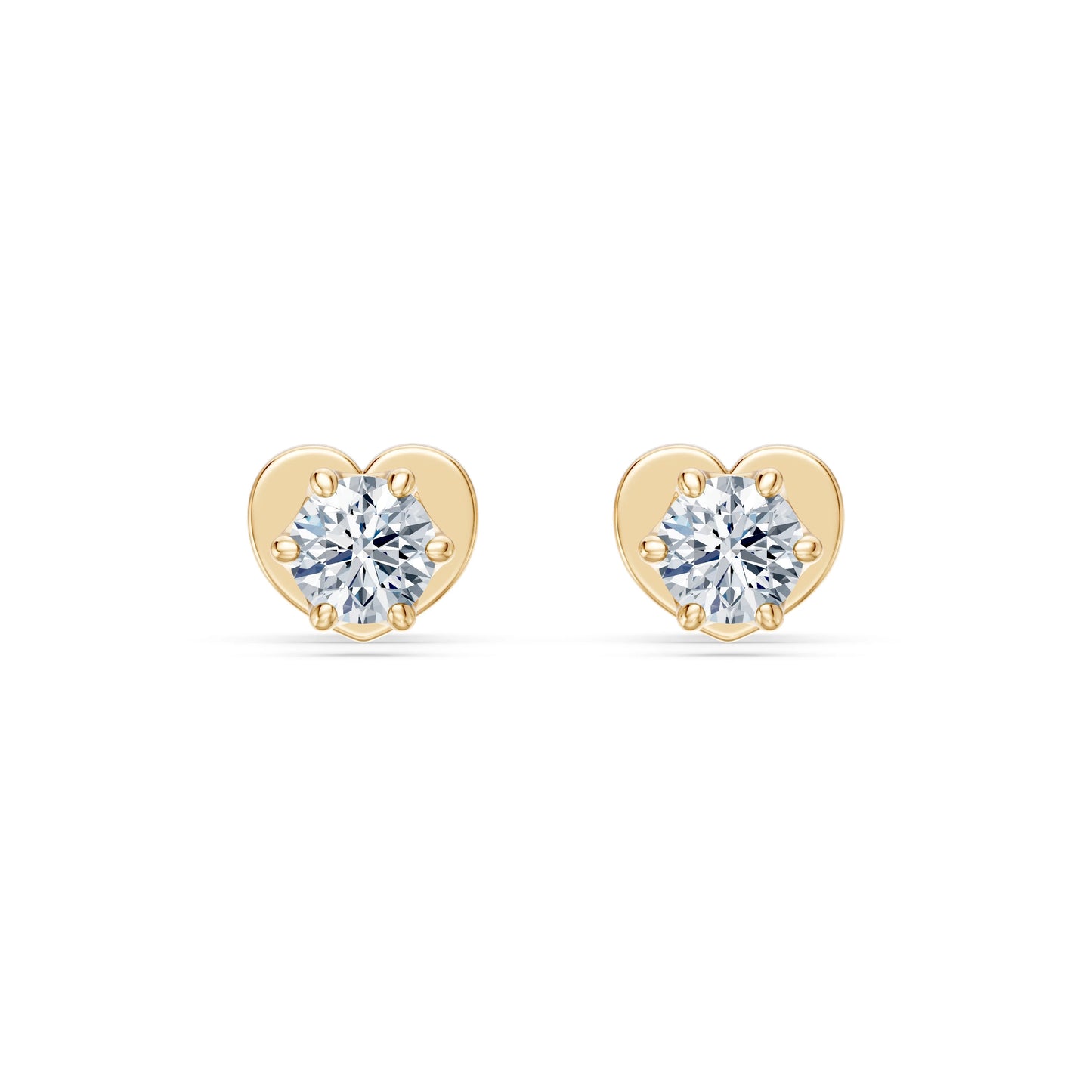 Solitaire Butterfly Earring, 0.3 ct — 102-10040/1(3.4)