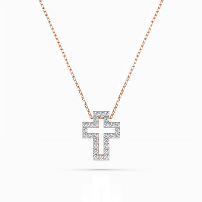 Minimalism Necklace (Round), 0.17 ct — 104-10030