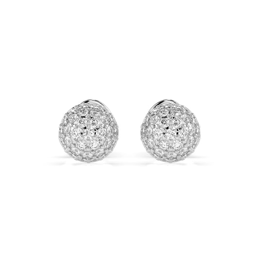 Illusion Earring (Round), 0.32 ct — 102-10090/1