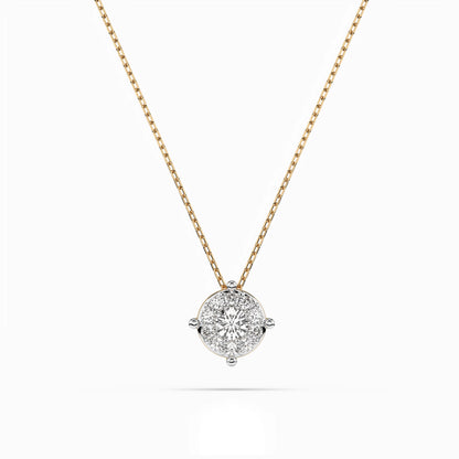 Solitaire Eternity Necklace (Round), 0.1 ct — 104-10001(3.0)