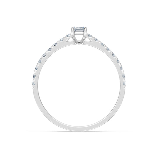 Solitaire Eternity Ring, 0.3 ct — 101-10191(0.30)BAQ