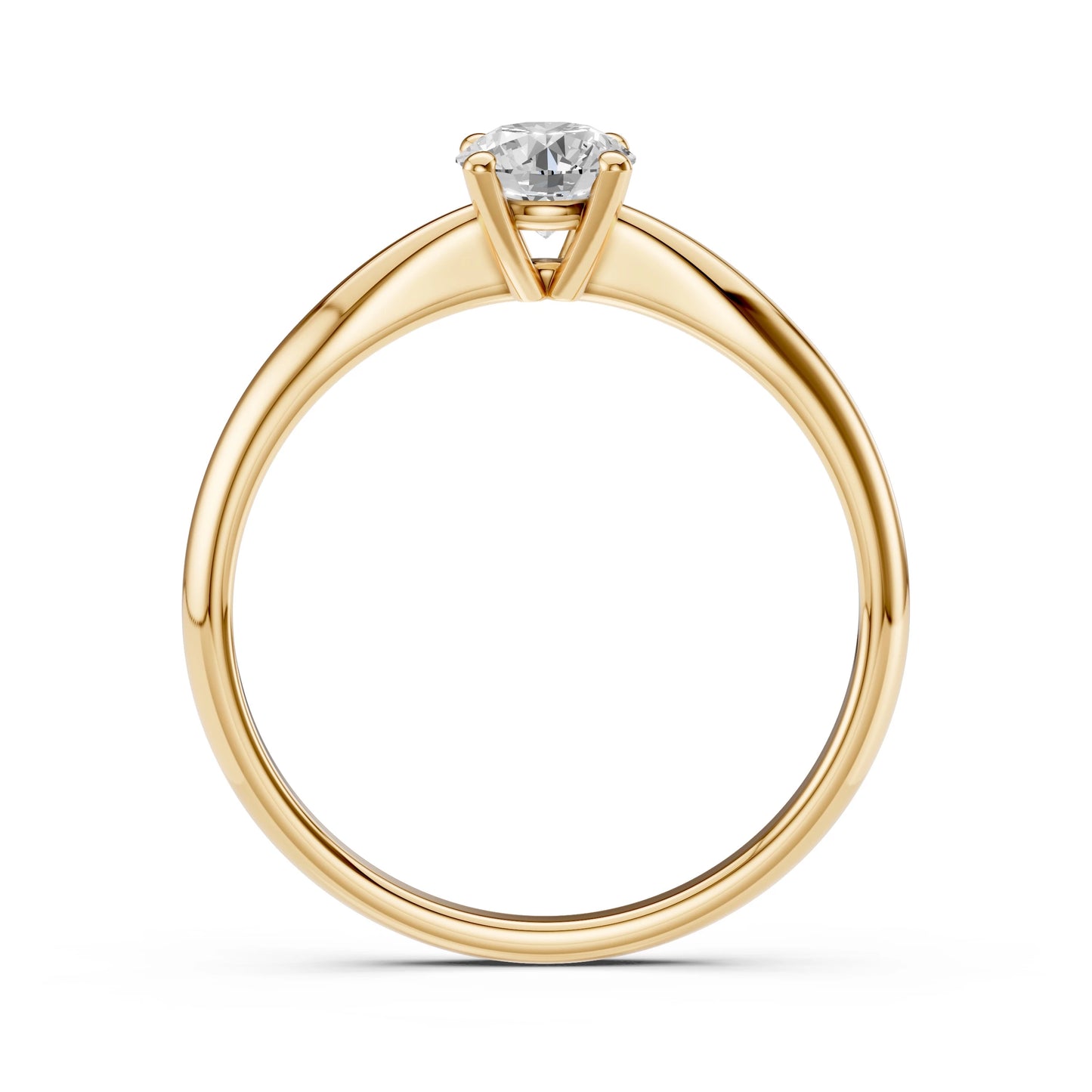 Solitaire Ring (Round), 0.5 ct — 101-10021(5.1)