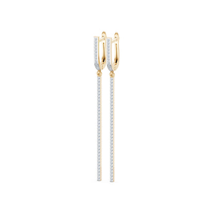 Minimalism Earring, 0.37 ct — 102-10129/4