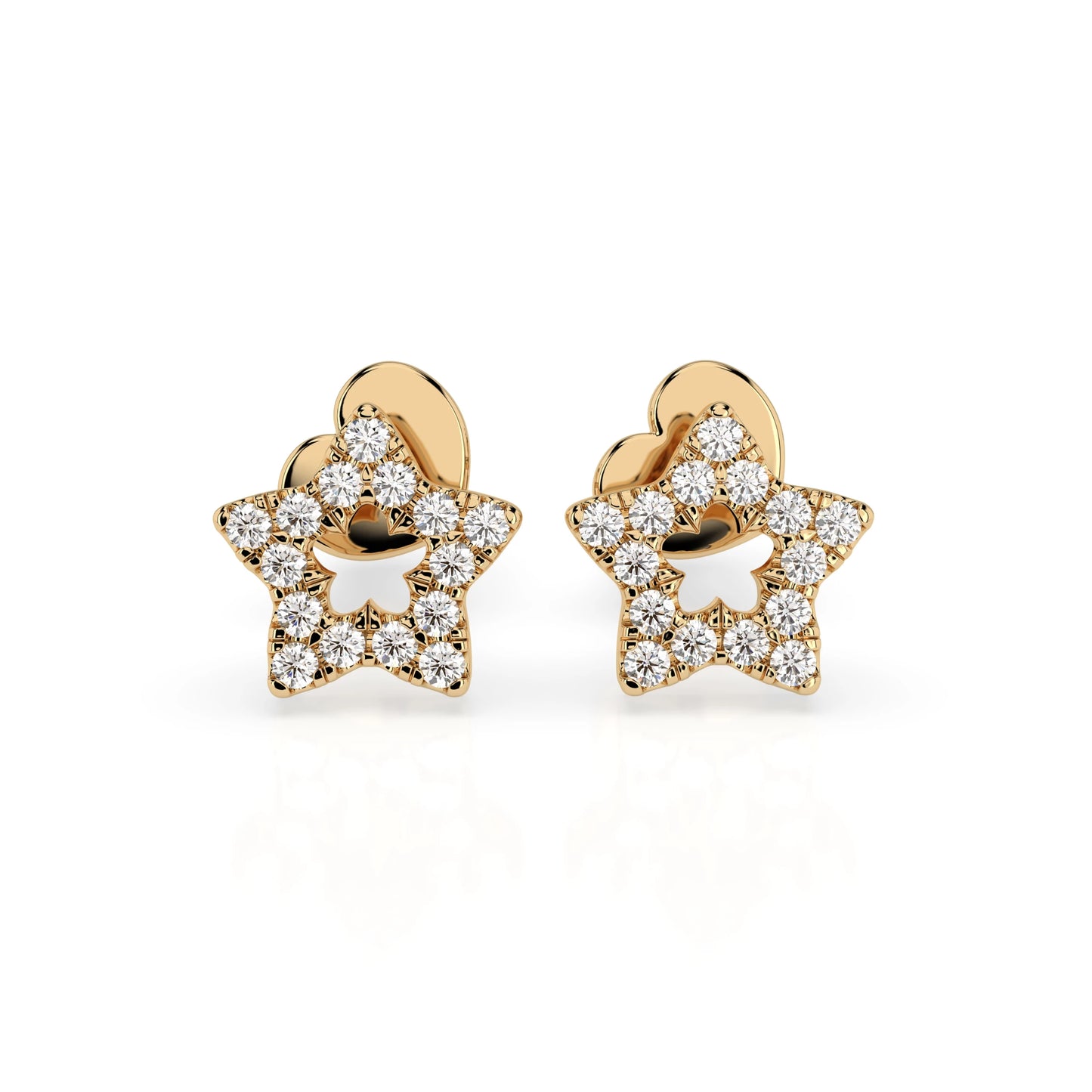 Minimalism Earring (Round), 0.18 ct — 102-10054