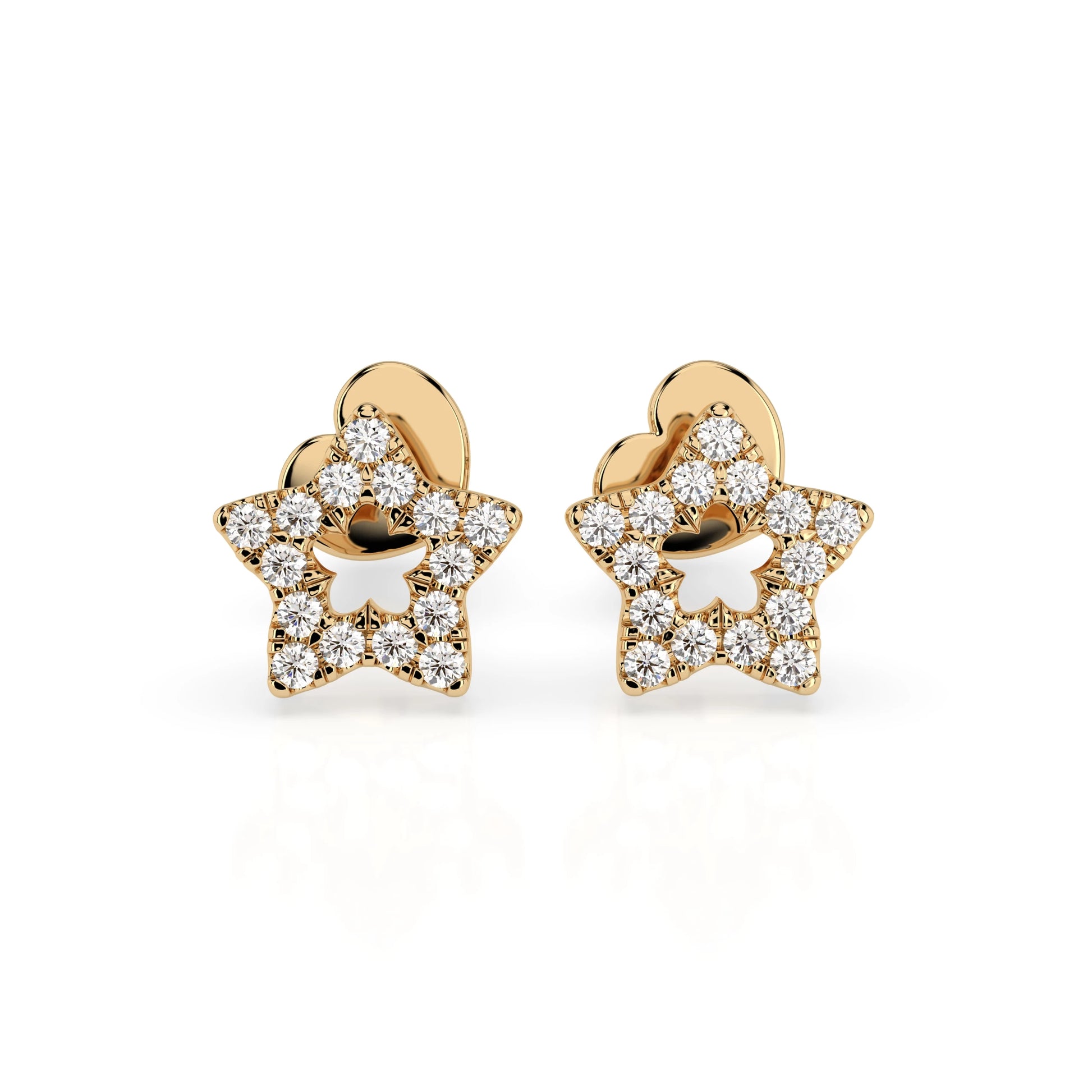 Minimalism Earring (Round), 0.18 ct — 102-10054
