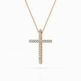 Minimalism Necklace (Round), 0.14 ct β 104-10026