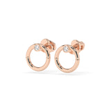 Minimalism Earring (Round), 0.06 ct — 102-10170