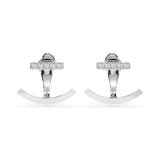 Small Diamond Earrings Round 0.15ct by Qutahia Jewellery