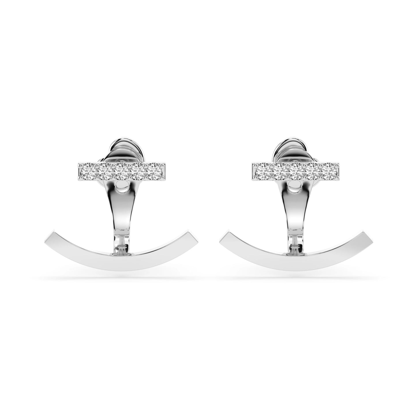 Minimalism Earring (Round), 0.15 ct — 102-10084