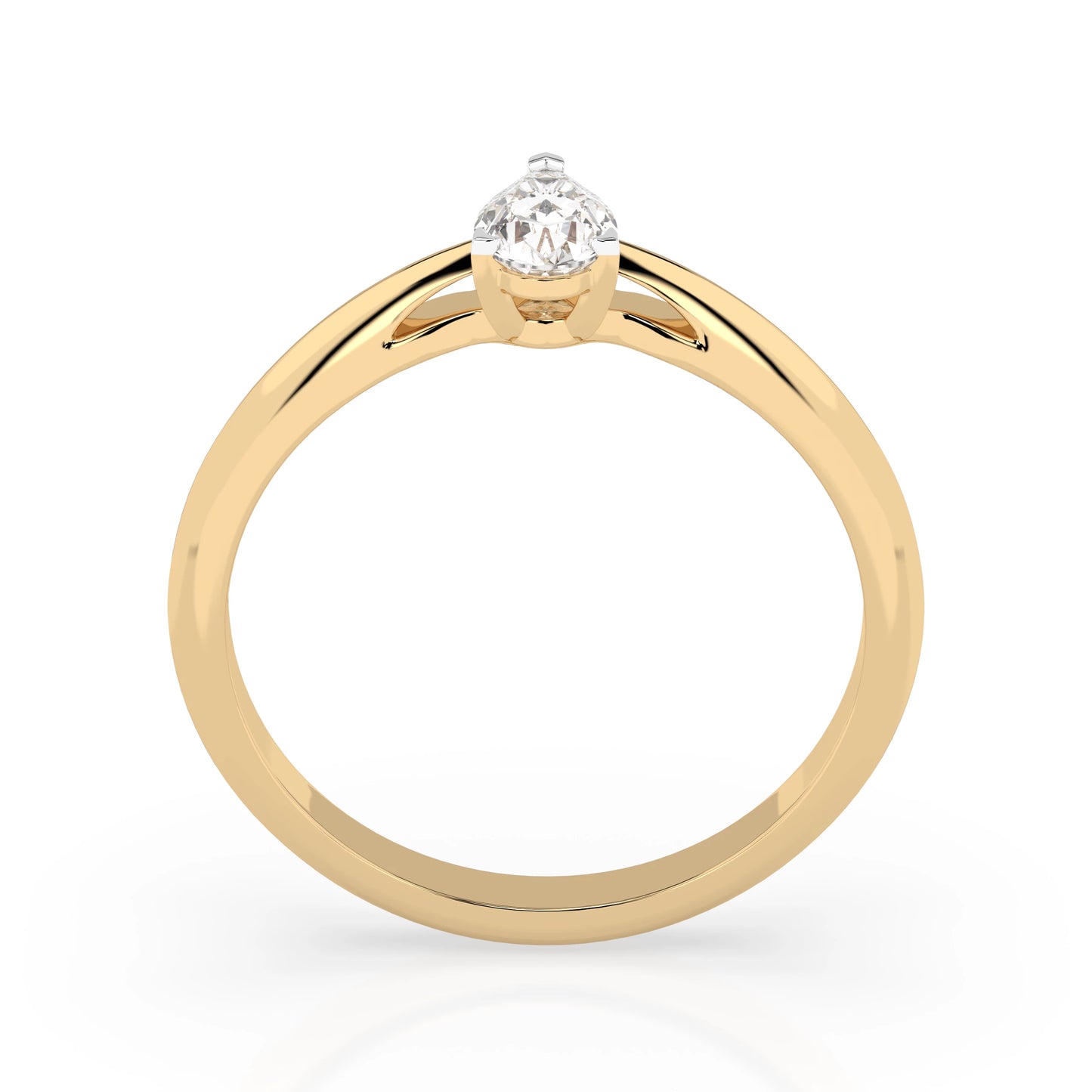 Solitaire Ring (Pear), 0.3 ct — 101-10190(0.30)PAR