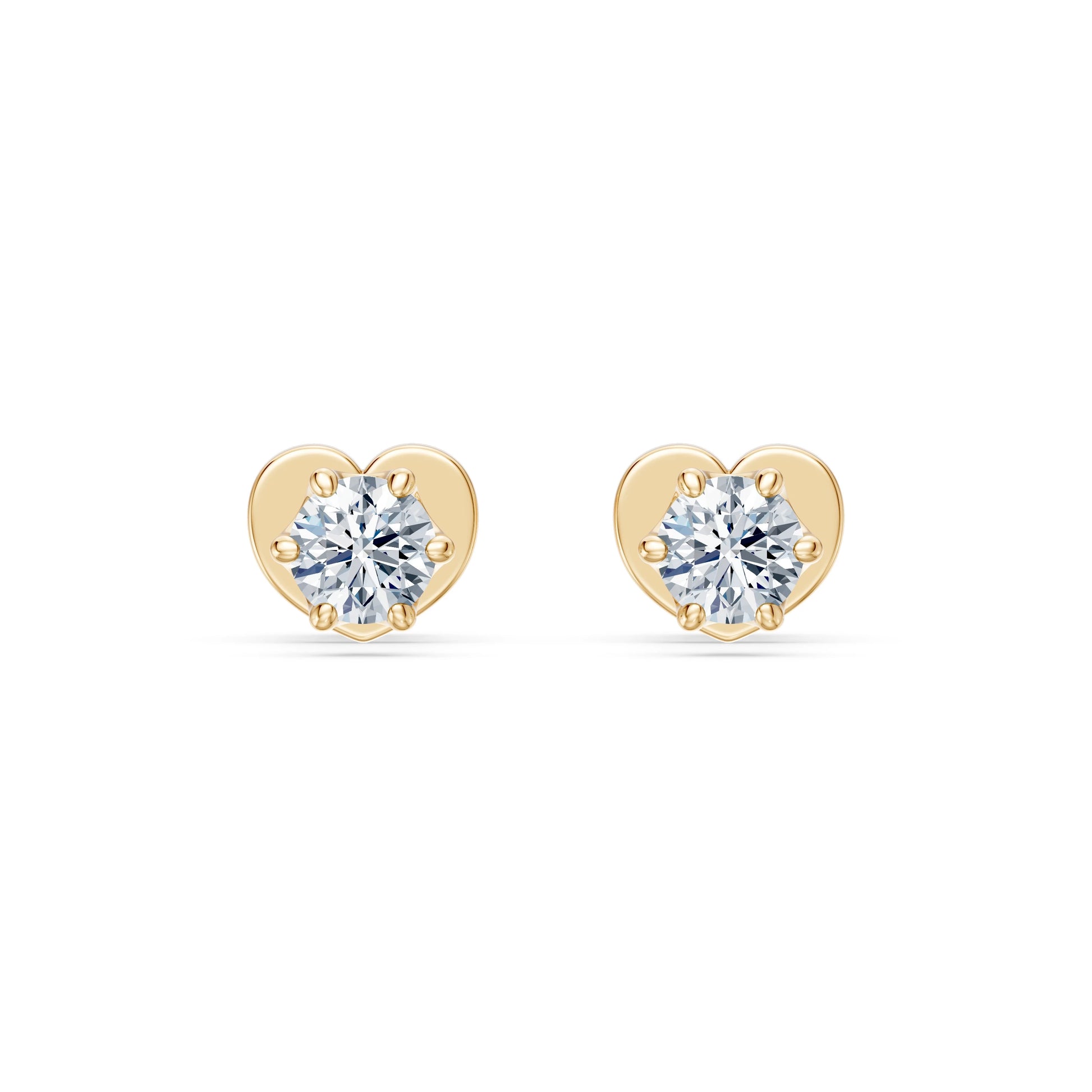 Solitaire Butterfly Earring, 0.2 ct — 102-10040/1(3.0)