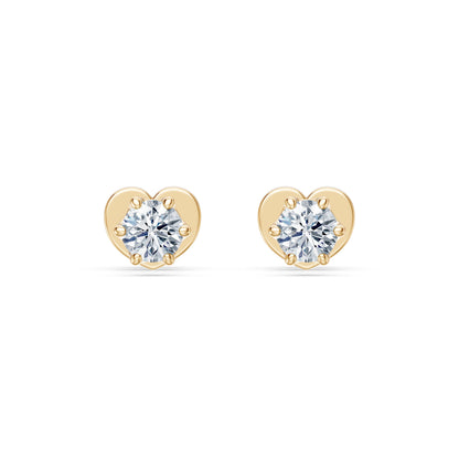 Solitaire Butterfly Earring, 0.2 ct — 102-10040/1(3.0)