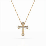 Delicate Diamond Necklace Round 0.06ct by Qutahia Jewellery
