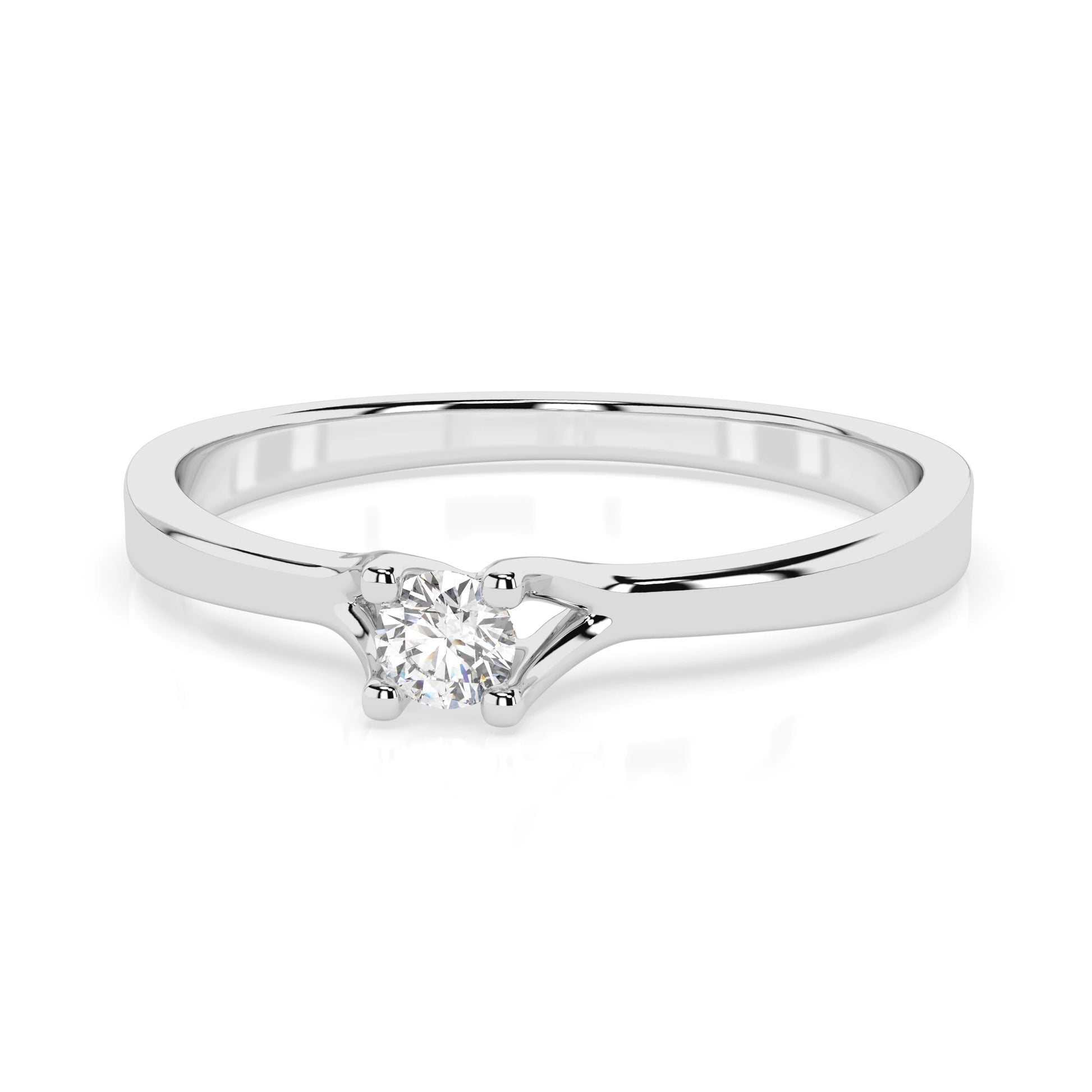 Solitaire Ring (Round), 0.06 ct — 101-10033(2.5)