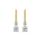 Solitaire Eternity Earring, 0.8 ct — 102-10143(0.40)PR
