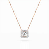 Diamond Eternity Necklace Round 0.2ct by Qutahia Jewellery