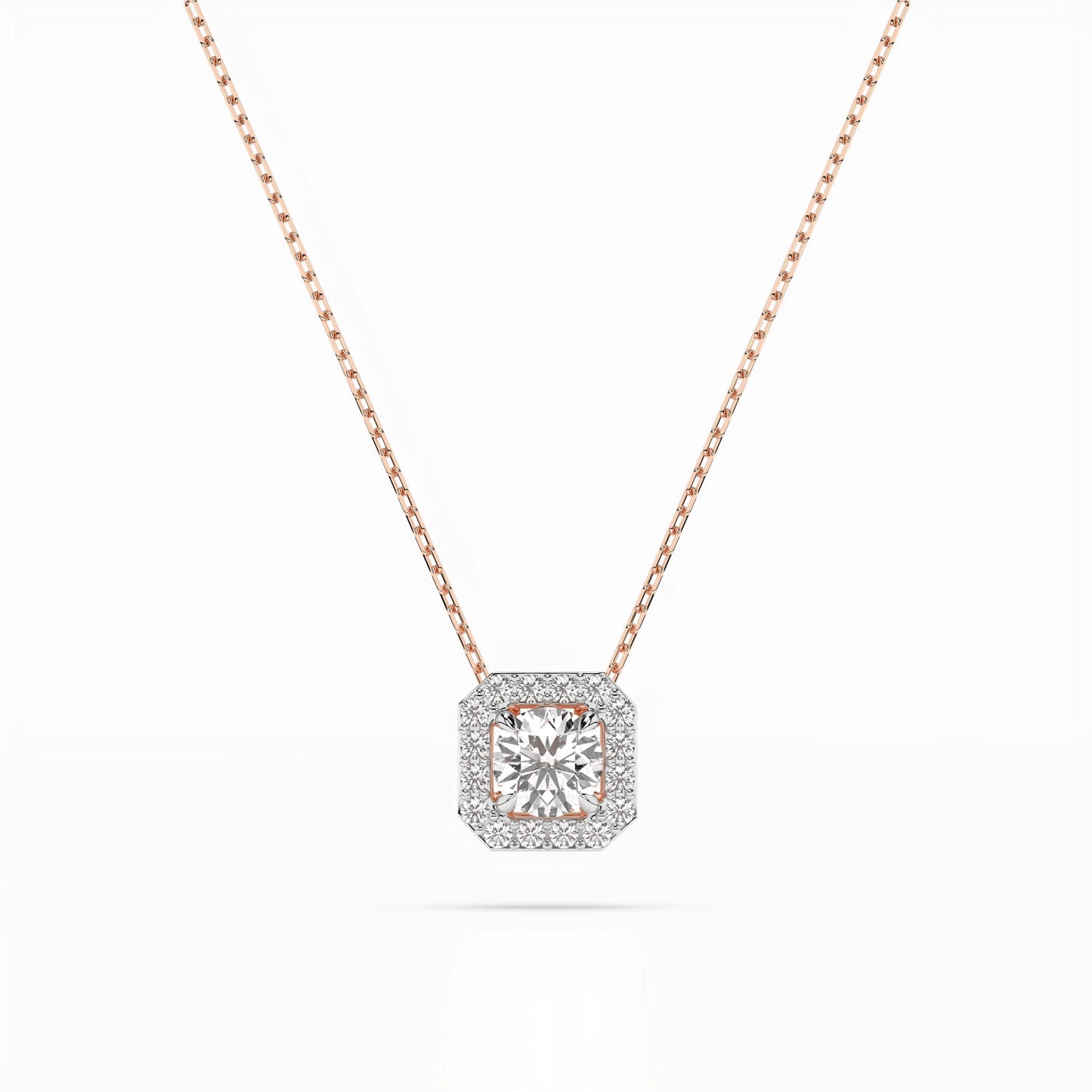 Solitaire Eternity Necklace (Round), 0.2 ct — 104-10042(3.7)