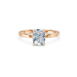 Cushion Lab Grown Diamond Solitaire Engagement Ring 1.5ct by Qutahia Jewellery