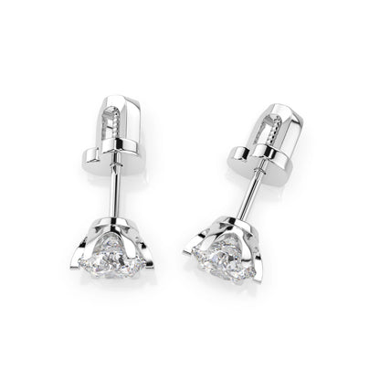 Solitaire Butterfly Earring (Round), 0.9 ct — 102-10040/1(4.8)