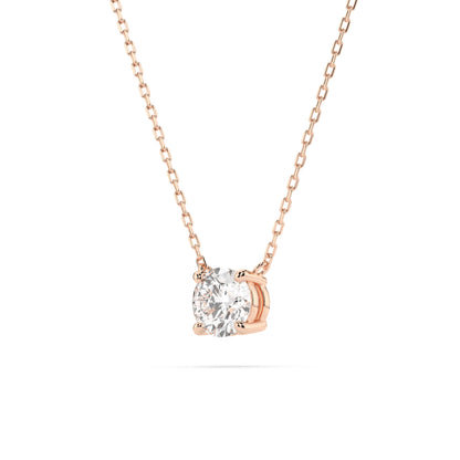 Solitaire Necklace (Round), 0.3 ct — 104-10040(4.2)