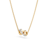 Delicate Diamond Necklace Round 0.05ct by Qutahia Jewellery