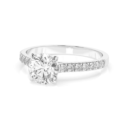 Solitaire Eternity Ring (Round), 1.0 ct — 101-10094(6.5)