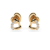 Minimalism Earring (Round), 0.05 ct — 102-10061