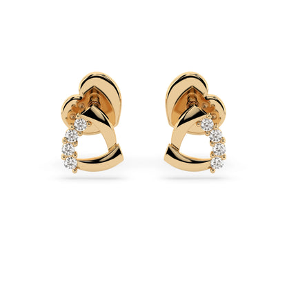 Minimalism Earring (Round), 0.05 ct — 102-10061
