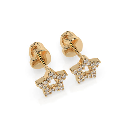 Minimalism Earring (Round), 0.18 ct — 102-10054