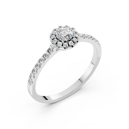 Solitaire Eternity Ring (Round), 0.2 ct — 101-10095(3.7)