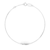 Diamond Bracelet Gold Round 0.08ct by Qutahia Jewellery