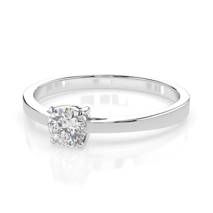 Solitaire Ring (Round), 0.25 ct — 101-10012/1(4.0)