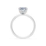Oval Lab Grown Diamond Solitaire Engagement Ring 2.0ct by Qutahia Jewellery
