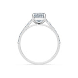 Emerald Lab Grown Diamond Slim Pave Eternity Ring 2.0ct by Qutahia Jewellery