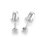 Diamond Stud Earrings Round 0.2ct by Qutahia Jewellery