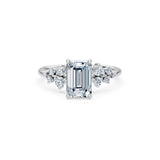 Emerald Lab Grown Diamond Classic Pave Eternity Ring 2.0ct by Qutahia Jewellery