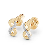 Minimalism Earring (Round), 0.09 ct — 102-10092