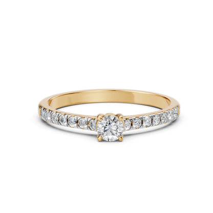 Solitaire Eternity Ring (Round), 0.3 ct — 101-10094(4.2)